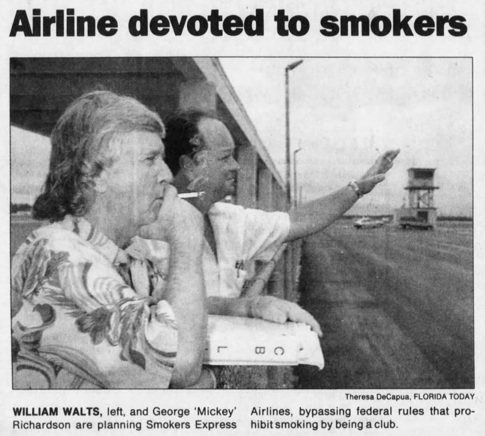 흡연 항공