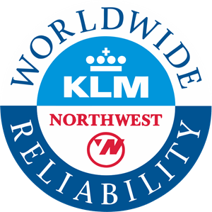 NW-KLM Worldwide Reliability Logo