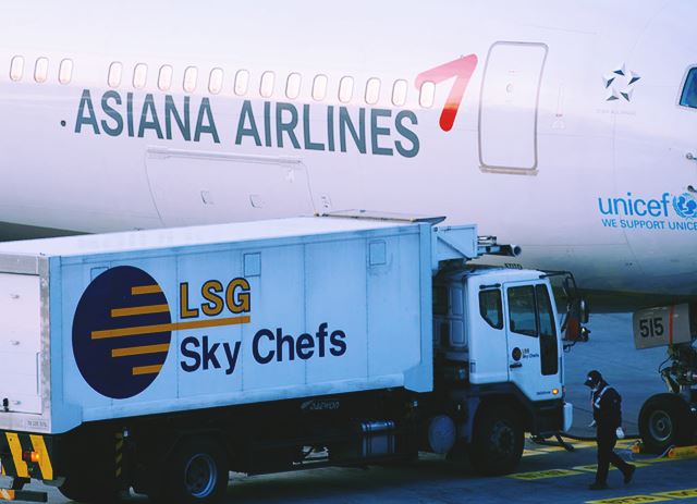 아시아나항공에 기내식 공급하는 LSG스카이셰프